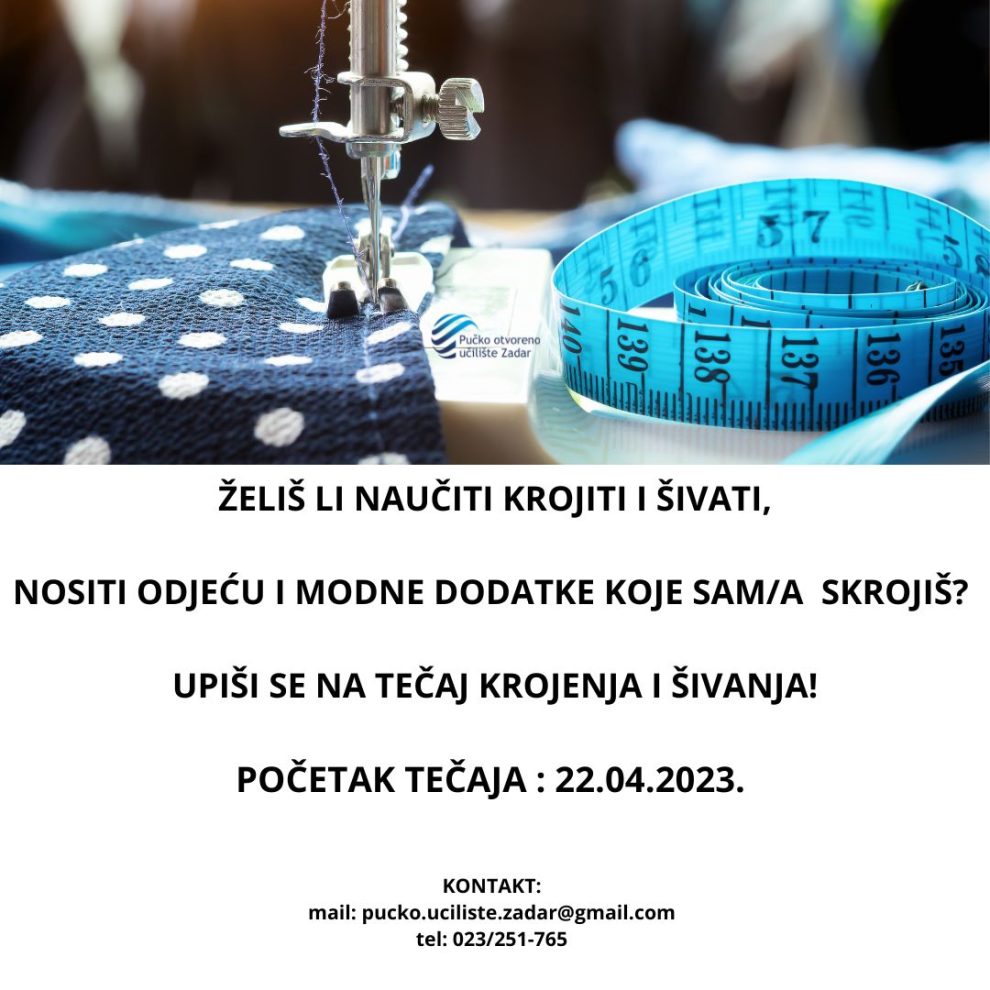 KROJ I SIVANJE_