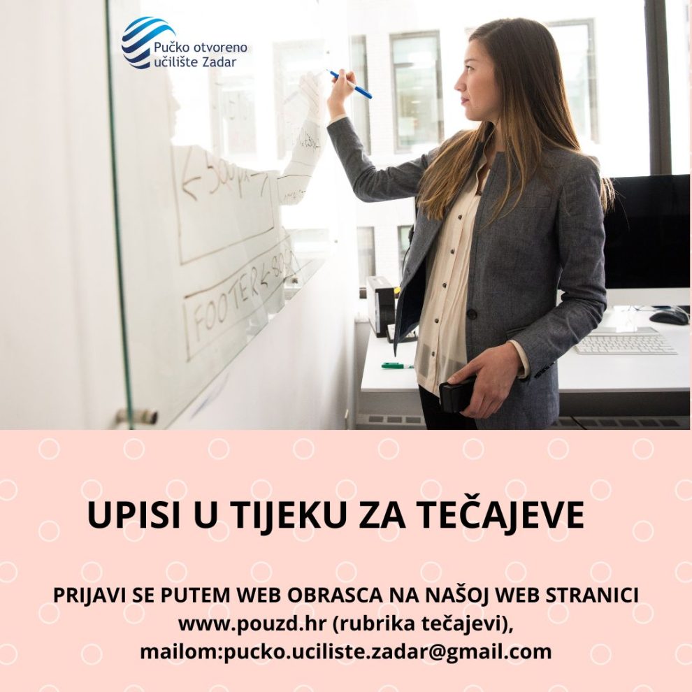 UPISI U TIJEKU ZA TEČAJEVE
