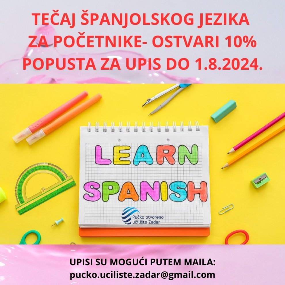 tecaj spanjolskog jezika_